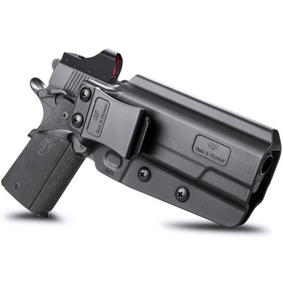 1911 Holster, Fits Most 1911 Models with 5" 4.25" 4" Barrels, IWB Concealed Carry Holster for Colt 1911 / Elite Force 1911 / Kimber 1911 / Rock Island Armory 1911 / Springfield 1911 & More