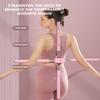 QWERTYUI Posture Corrector, Yoga Sticks Stretching Tool, Humpback Correction Stick Yoga Open Back, Retractable Design Posture Trainer Corrector Fitness for Adult and Child,Pink view 2