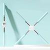 QWERTYUI Yoga Sticks Posture Correction Stretching Tool,Back Straightener Posture Corrector,Retractable Design Humpback Correction Stick, Men Women Posture Trainer Corrector,Blue view 1