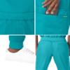Landau Proflex Tailored Fit Stretch 7-Pkt Jogger Scrub Pants for Men 2100PRV Steel TMD view 4