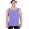 Comfort Colors Men's Adult Pocket Tank Top, Style 9330 (Medium, Violet) view 4