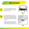 Machrus Upper Bounce Trampoline Replacement Safety Pad 6FT 7.5FT 8FT 9FT 10FT 12FT 13FT 14FT 15FT 16FT Round-Trampoline Spring Cover- PVC Trampoline Skirt, Waterproof, Crack-Resistant view 3