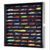1/64 Diecast / Matchbox Model Car Display Case Cabinet Rack with Door (Black) view 1