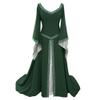 tuduoms Renaissance Dresses For Women Fairy Costume Black Medieval Dress Plus Size Womens Irish Retro Gown Halloween Costumes view 1