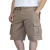AIRNINE Men's Twill Camo Cargo Shorts with Belt Size 28 to 50 (Khaki_112, 34) view 1