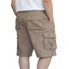 AIRNINE Men's Twill Camo Cargo Shorts with Belt Size 28 to 50 (Khaki_112, 34) view 3