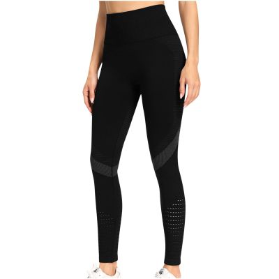 XUNRYAN Women's Leggings Capris Skinny High Waist Cropped Yoga Legging Tummy Control Workout Running Stretch Yoga Pants Black
