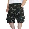 AIRNINE Men's Twill Camo Cargo Shorts with Belt Size 28 to 50 (Green Camo_112, 38) view 1