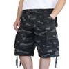 AIRNINE Men's Twill Camo Cargo Shorts with Belt Size 28 to 50 (DK Grey Camo_112, 30) view 1