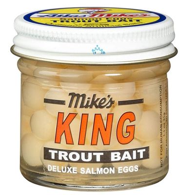 4 Set - Atlas Mike's Light King Deluxe Salmon Fishing Bait Eggs, Orange (1002)