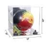 Better Display Cases Acrylic Bowling Ball Display Case with Mirror Case, Black Risers and Mirror Base (B33/A028) view 2