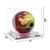 Better Display Cases Clear Acrylic Bowling Ball Display Case with Clear Case, White Risers and Mirror Base (B33/A028) view 2