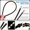Glarks 73Pcs Bike Brake Cable Housing Kit Including Bicycle Brake Line, V Bike Brake Noodle Cable Guide Pipe and Hose, Bicycle Shifter Cable Housing and Cable Cutter for Road Mountain Bicycle Cycling view 4