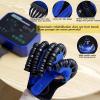Rehabilitation Robot Gloves,Hemiplegia Finger Glove Rehabilitation Trainer Stroke Recovery Equipment for Hand with Strength Adjust/LCD Display/Touch Keys (Left and Right Hand) (M,Blue) view 2