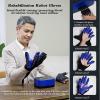 Rehabilitation Robot Gloves,Hemiplegia Finger Glove Rehabilitation Trainer Stroke Recovery Equipment for Hand with Strength Adjust/LCD Display/Touch Keys (Left and Right Hand) (M,Blue) view 4