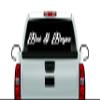 Bad Boujee Back Banner Booty Windshield Decal Sticker Truck Car Diesel Female Girly JDM view 1