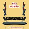 FLURSAILE Sword Stand Hollow Pattern Sword Rack, Katana Stand Wands Display Stand, Samurai Sword Stand Holder (2-Tier) view 4