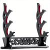 FLURSAILE Sword Stand Hollow Pattern Sword Rack, Katana Stand Wands Display Stand, Samurai Sword Stand Holder (3-Tier) view 1