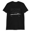 1969 Stang Boss 429 Fastback Rare Muscle Car Short-Sleeve Unisex T-Shirt Black view 1