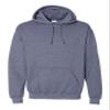 Gildan Sweatshirt Blend 1850 Hooded, Medium, Ht Sprt Drk Navy view 1