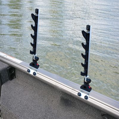 Brocraft Fishing Rod Rack for 45 Degree Boat Track System/Lund Sport Track Rod storage /G3 Boat Rod Rack