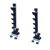 Brocraft Fishing Rod Rack for 45 Degree Boat Track System/Lund Sport Track Rod storage /G3 Boat Rod Rack view 2