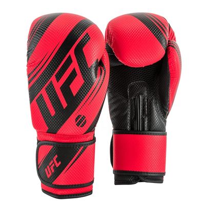 UFC Performance Rush Training Gloves - Dynamic Boxing Gloves for Enhanced Performance, Protection and Durability | Boxing, MMA, Muay Thai, Kickboxing, Heavy Bag Training (16oz, Red)