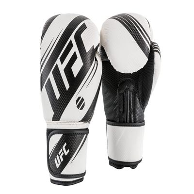 UFC Performance Rush Training Gloves - Dynamic Boxing Gloves for Enhanced Performance, Protection and Durability | Boxing, MMA, Muay Thai, Kickboxing, Heavy Bag Training (14oz, White)