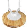 Meister SpeedKills M2 Speed Bag Platform - Height Adjustable 2" Solid Hardwood w/Swivel - Amber view 3