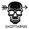 Sagittarius 3 Inch Waterproof Decal Sticker Zodiac Astrology Signs Horoscope Chakra Creepy Skeleton Gothic Goth Grunge Halloween Castle Skull Animal Karma Ouija Spooky Tarot Oracle Palm Psychic Birth Month CS1449-2PK view 2