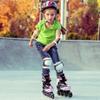 ECOO Adjustable Inline Skates Boys and Girls with Light up WheelsRoller Skates for Kids Ages 4-12, Teen Skates for Beginner Outdoor and Indoor (Pink, Large-Youth3-6 US) view 2