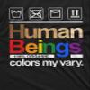 Silver Lake T-shirts LGBT Support T-Shirt Gay Lesbian Pride Month Human Beings Sarcastic Tee Shirt (Medium Navy Blue) view 3