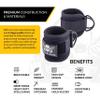 Body Reapers Workout Ankle Straps for Cable Machine Women, Ankle Cuff Cable Attachment, Ankle Clips for Cable Machine, Glute Kick Back Ankle Straps, Glute Workout, Lower Body Exercises - Single view 4