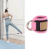 Cable Machines Ankle Straps, Leg Strength Trainer Soft Inside High Portable Convenient Storage for Mens Workout Pink view 2
