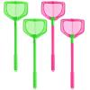 4 Pieces Fishing Net Catching Bug Fish Butterfly Nets Beach Toys for Kids Outdoor Playing (Green, Rose Red) view 1