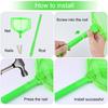 4 Pieces Fishing Net Catching Bug Fish Butterfly Nets Beach Toys for Kids Outdoor Playing (Green, Rose Red) view 3