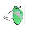 EVTSCAN Kayak Sails, 43 Inch Foldable Downwind Windsurfing Sails Kit Upwind Wind Paddle Sail for Kayak Boat Sailboat Canoe(Green) view 2