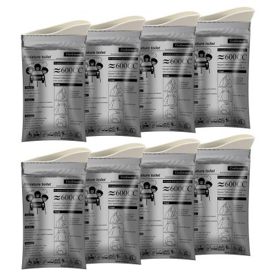 Coolrunner Disposable Urine Bags, 8 Pack Camping Pee Bags for Men Women, Disposable Urinals Vomit Bags for Travel Urinal Toilet Traffic Jam Emergency Portable Toilet for Kids, Patient