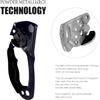 CAMNAL UIAA & CE Certified Hand Ascender for 813mm Rope, Rope Clamp for Rock Climbing, Tree Climbing, Arborist, Rappelling Gear  Left Hand Black view 3