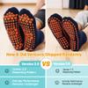 ELUTONG Trampoline Socks for Kids with Grips Non Slip 6 Pairs Bounce House Grip Socks for Kid Boys Girls (2-13 Years) view 3