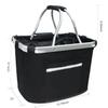 URBEST Bike Basket Pets Cat Dog Folding Carrier,Removable Bicycle Handlebar Front Basket, Quick Release and Easy to Install,Detachable Cycling Bag (Black Upgrade) view 2