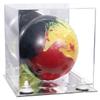 Better Display Cases Acrylic Bowling Ball Display Case with Mirror Case, White Risers and Mirror Base (B33/A028) view 1