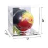 Better Display Cases Acrylic Bowling Ball Display Case with Mirror Case, White Risers and Mirror Base (B33/A028) view 2