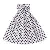 AnFeng Girl's Cute Sleeveless Dress Pleated Casual Swing Dresses Loose T-Shirt Dress Ruffle Skirt Outfits (White, 8 Years) view 2