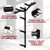 Yes4All 6 Pegs & 4 Barbell Storage Racks Load Up To 1190 LBS - Wall Mounted Weight Plate Tree & Barbell Holder view 3
