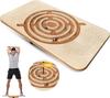 Yes4All 350LBS Professional Rocker Balance Board for Physical Therapy - 17.5 Rocker Board, Rocker Wooden Balance Board for Standing Desk & Rehabilitation Exercises, 30F view 1