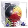 Better Display Cases Acrylic Bowling Ball Display Case with Mirror Case, Navy Blue Risers and Mirror Base (B33/A028) view 1
