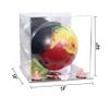Better Display Cases Acrylic Bowling Ball Display Case with Mirror Case, Pink Risers and Mirror Base (B33/A028) view 2