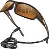 AWGSEE Polarized Sports Sunglasses for Men 100% UV Protection Wrap Around Unbreakable Sun Glasses for Fishing Driving view 1