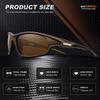 AWGSEE Polarized Sports Sunglasses for Men 100% UV Protection Wrap Around Unbreakable Sun Glasses for Fishing Driving view 4